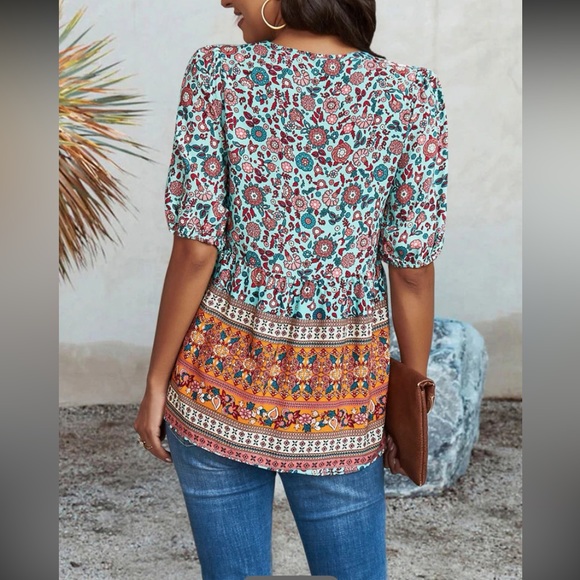 8 SHEIN Blouses Size Large Bundle $126 - Picture 11 of 17